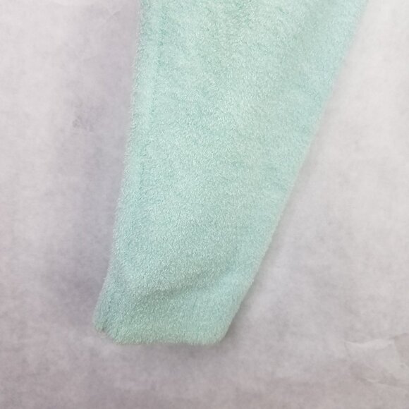 Lily Stanhope Ballet Sweater Women's L Green Pullover Cross Front Eyelash Knit - Picture 4 of 15